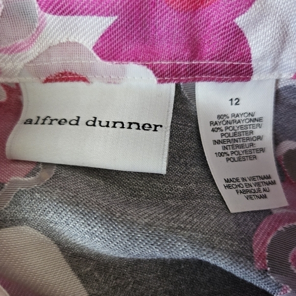 Alfred Dunner Gorgeous Top Sz 12 - Picture 4 of 6